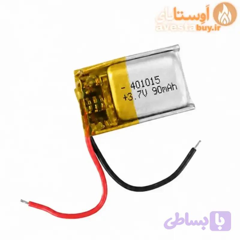 باتری لیتیوم یون مدل 401015 ظرفیت 90 میلی‌آمپر ساعت