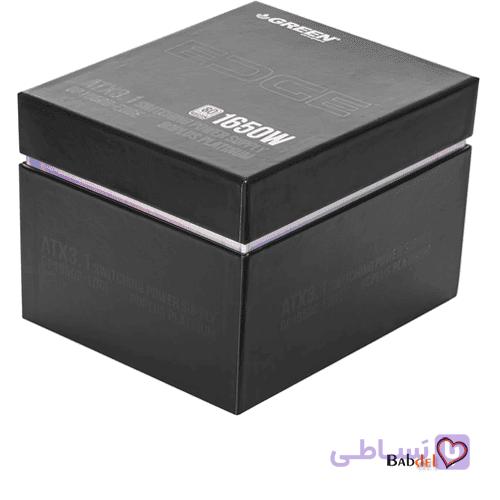 منبع تغذیه کامپیوتر گرین POWER GREEN GP1650B-EDGE 80 Plus PLATINUM — تصویر 1
