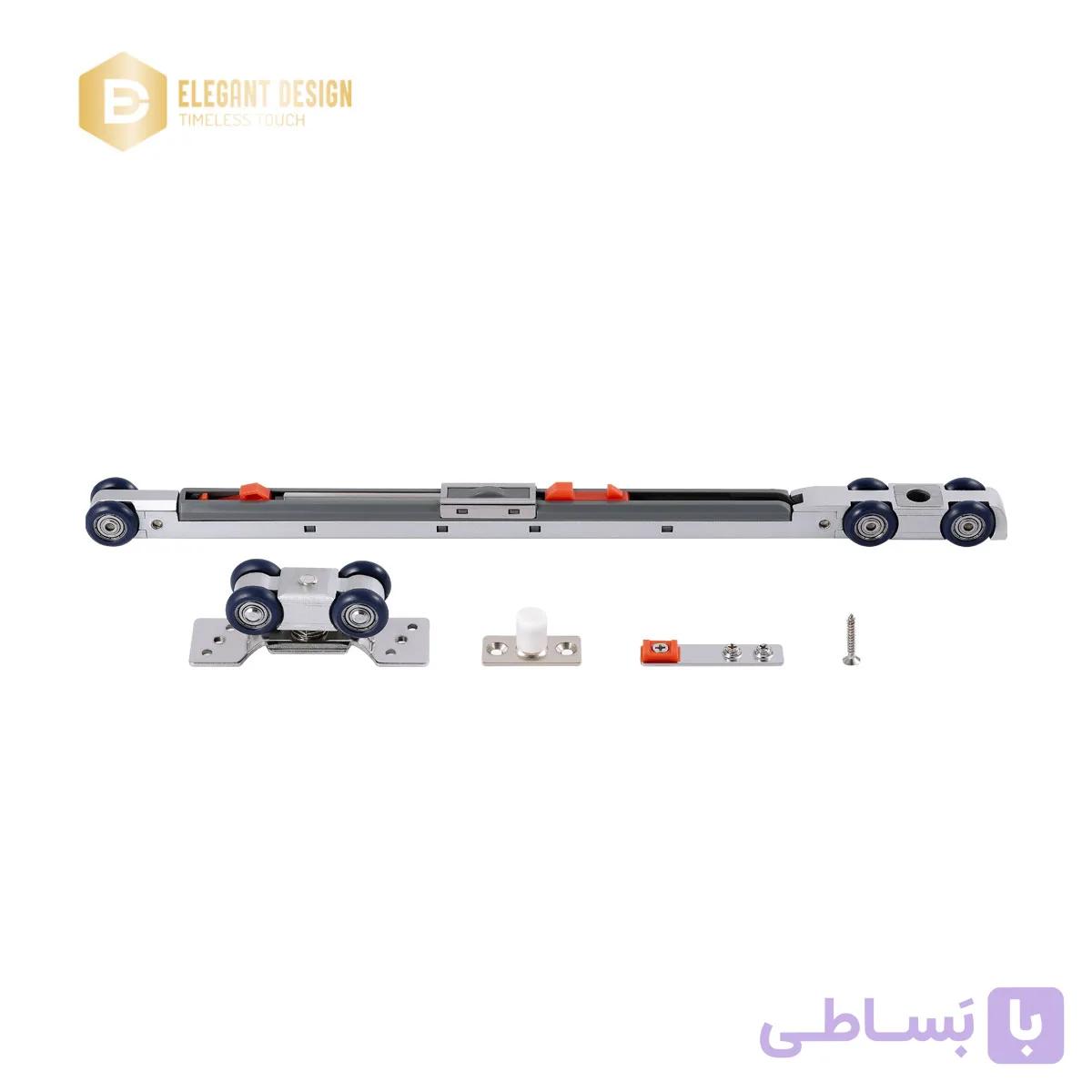 مکانیزم تک‌درب ریلی معلق 50 کیلوگرم بلو BT11 — تصویر 1