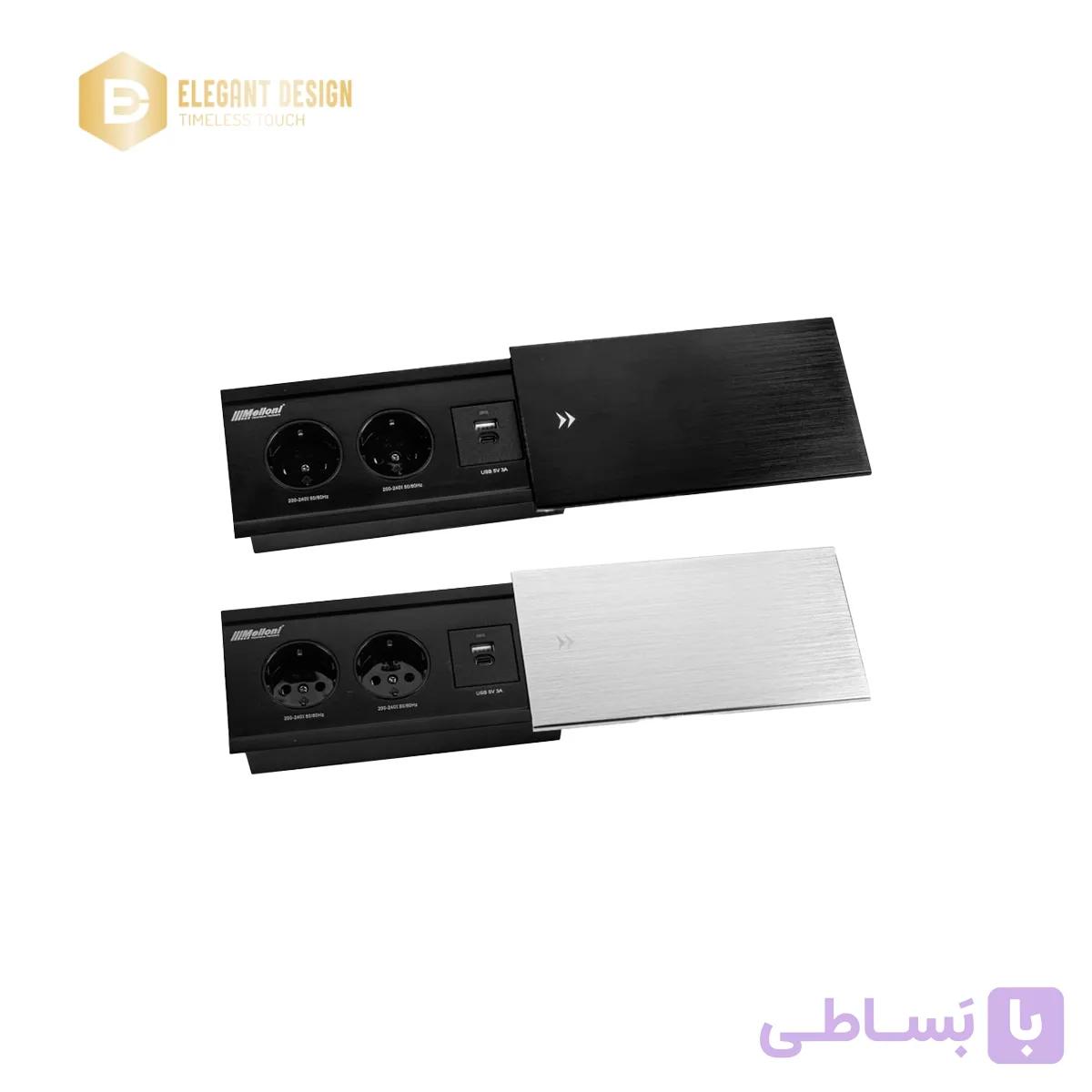 پریز توکار ملونی 10076 — تصویر 1