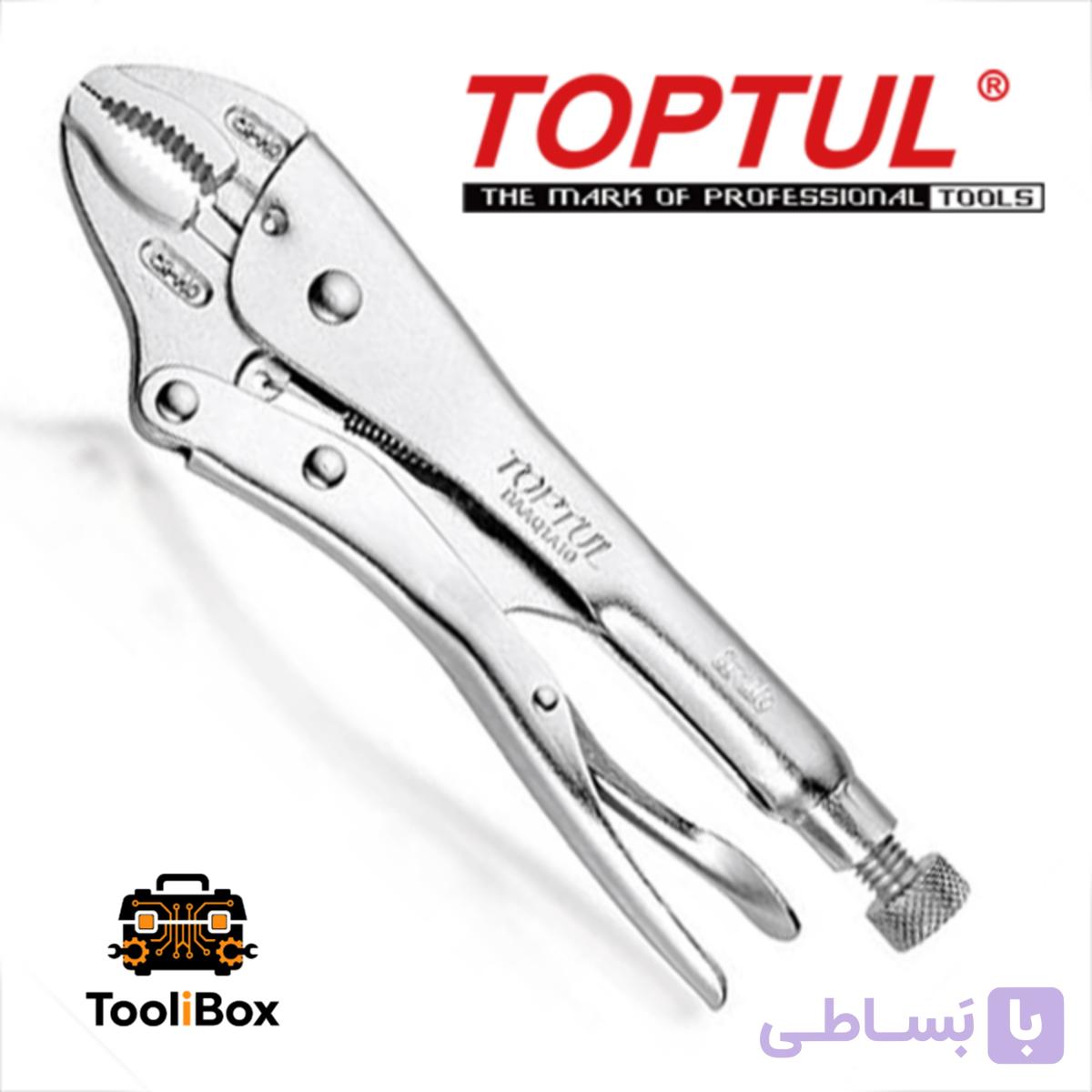 انبر قفلی با سیم قطع کن 7 اینچ تاپ تول - DAAQ1A07