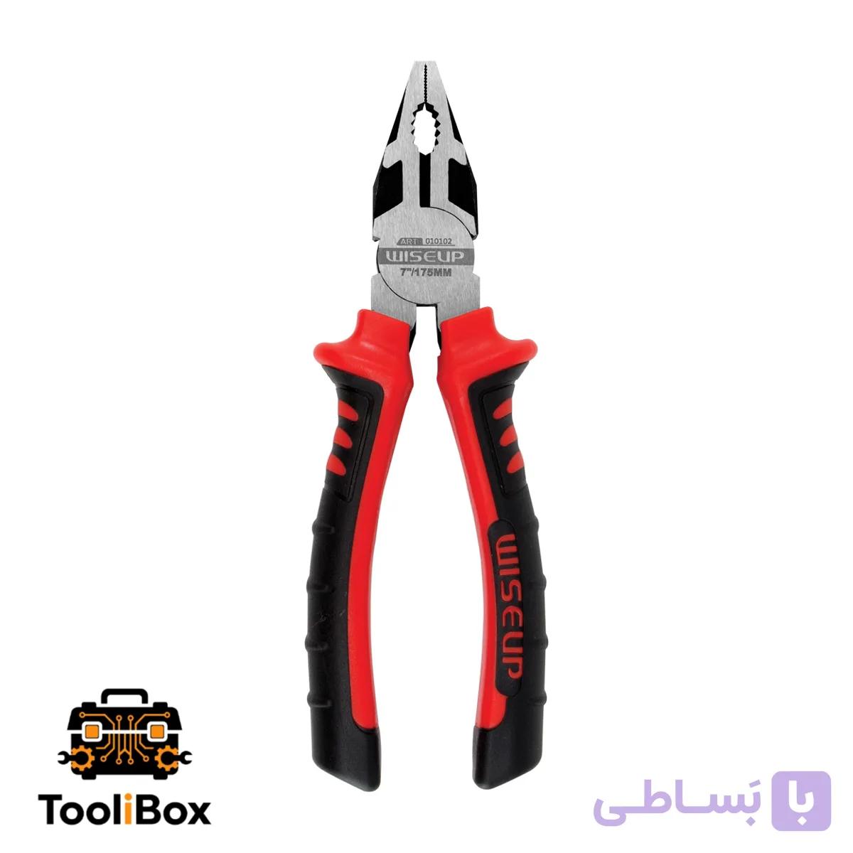انبر دست برند Wiseup سایز ۷ اینچ 010102
