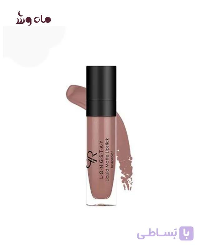 رژ لب مایع گلدن رز مدل Long Stay حجم 15 میلی لیتر — تصویر 1