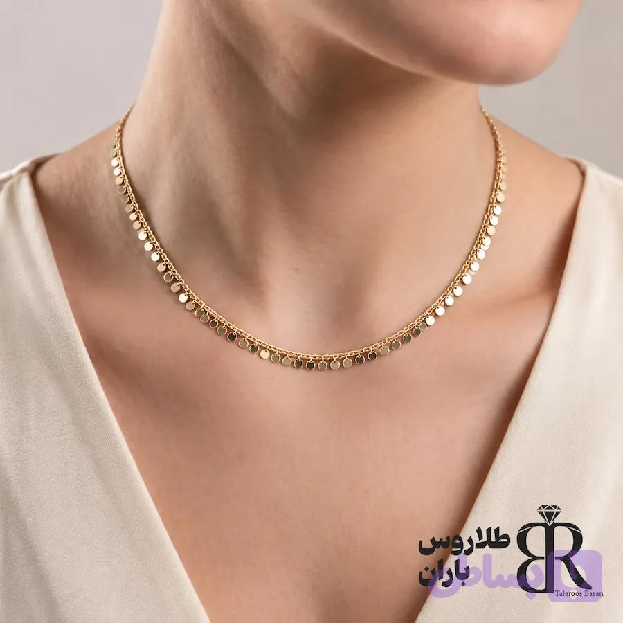گردنبند ژوپینگ پولکی K437