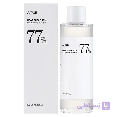 تونر تسکین دهنده 77% آنوا ANUA Heartleaf Soothing Toner اورجینال — تصویر 1