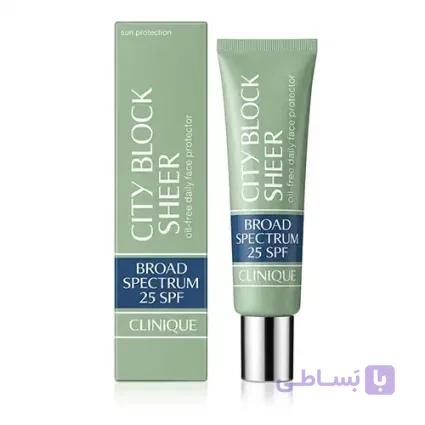 کرم ضد آفتاب سیتی بلاک کلینیک SPF25 اورجینال — تصویر 1