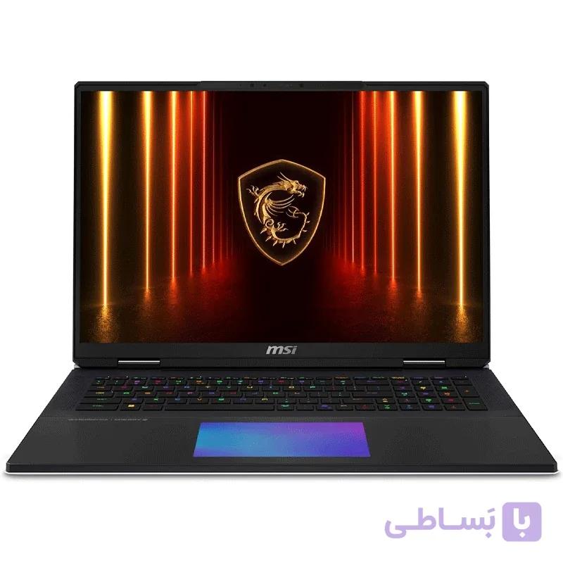 لپ تاپ 18 اینچی ام اس آی مدل Titan 18 HX AI A2XW Core Ultra 9-285HX 64GB 6TB SSD 24GB RTX 5090