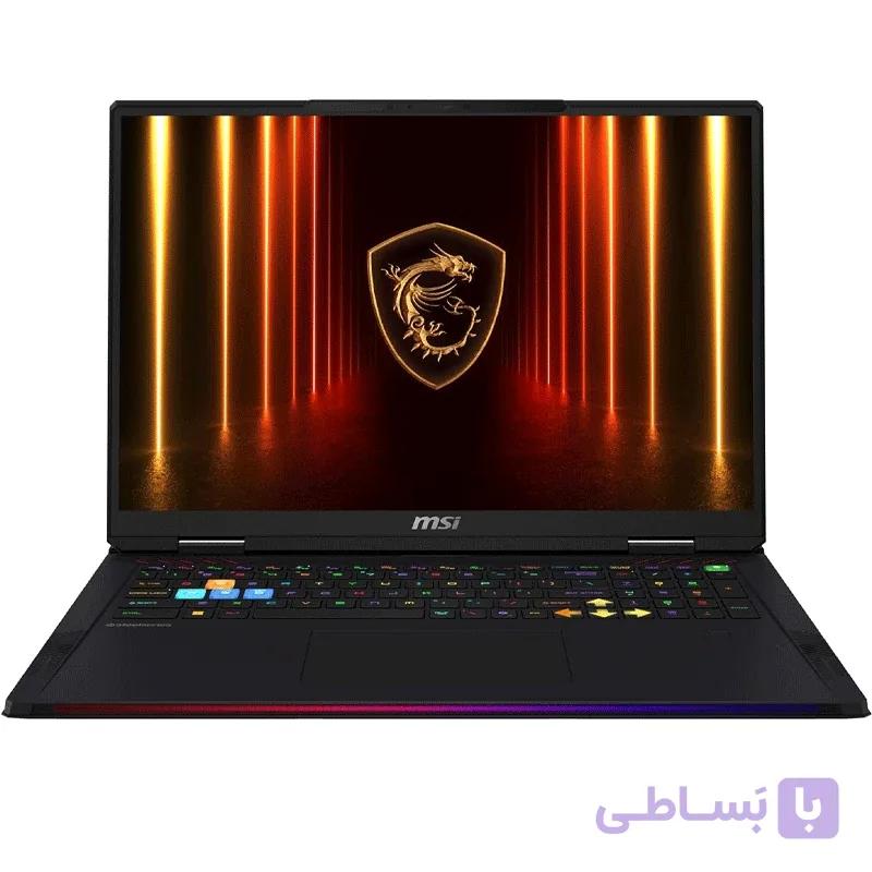 لپ تاپ 18 اینچی ام اس آی مدل Raider 18 HX AI 2XWJG Core Ultra 9-285HX 64GB 2TB SSD 24GB RTX 5090