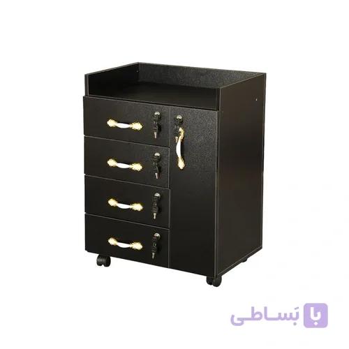ترولی آرایشگاهی مدل درب دار