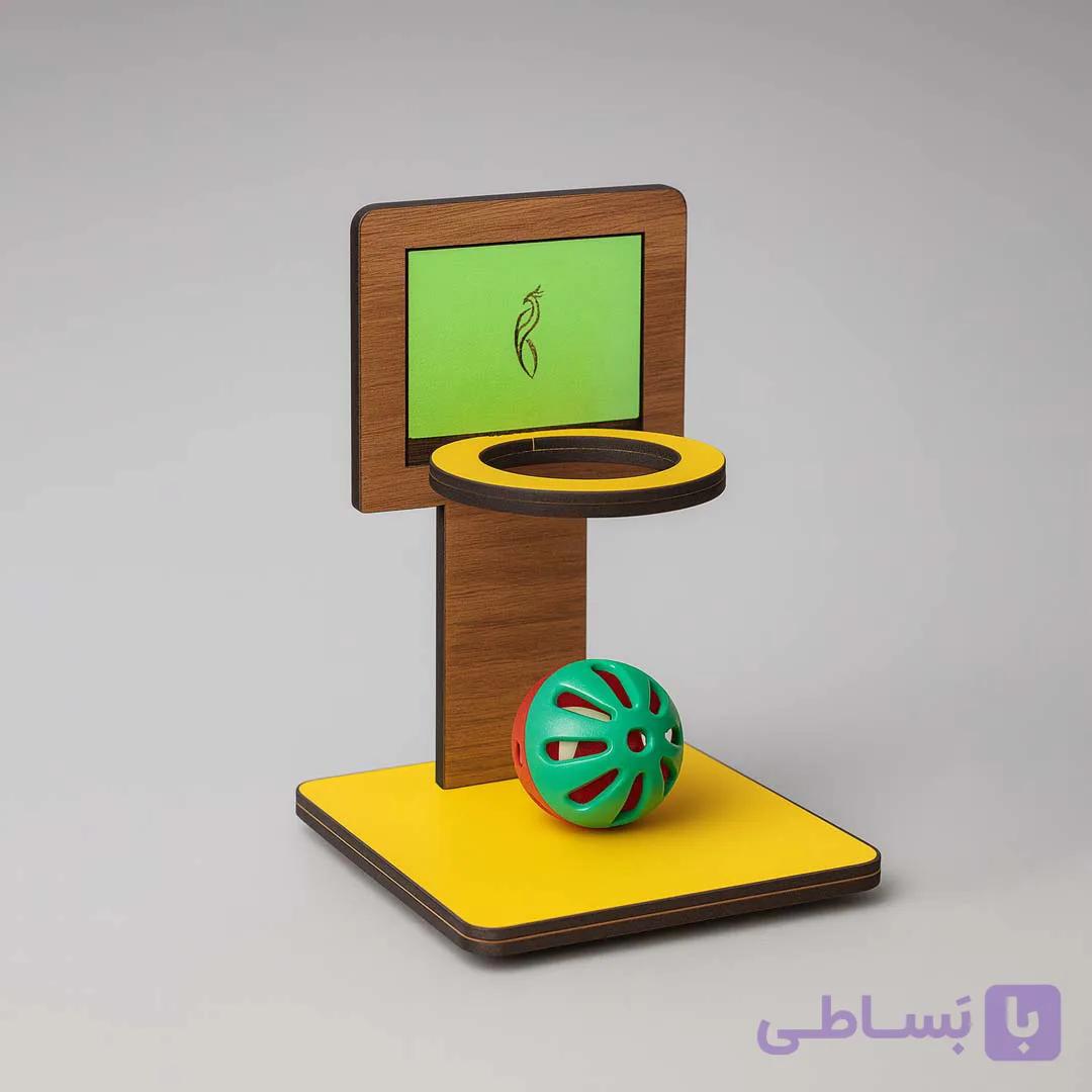 بازی بسکتبال پرندگان با توپ همراه برای طوطی‌سانان متوسط و بزرگ