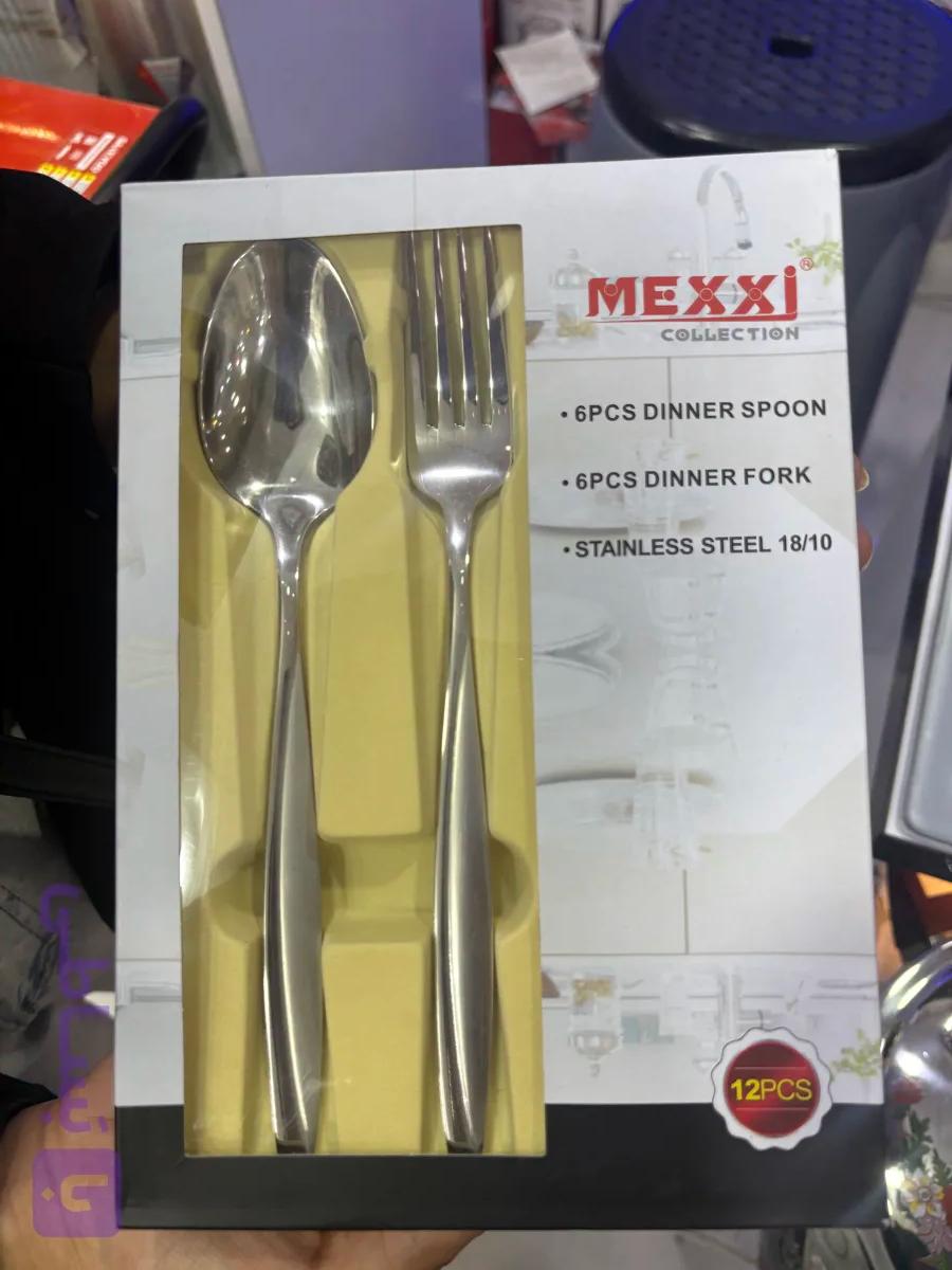 سرویس ۱۲ تایی قاشق چنگال MEXXI