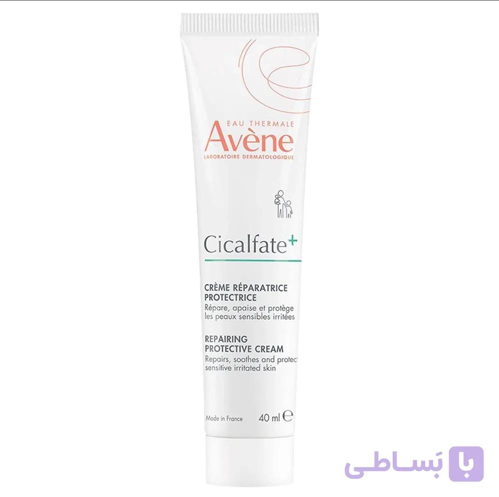 کرم ترمیم‌کننده و محافظ اون سیکالفیت پلاس Avene Cicalfate+ Repairing Protective Cream – مناسب پوست حساس و آسیب‌دیده – ۴۰ میلی‌لیتر - بابیروس