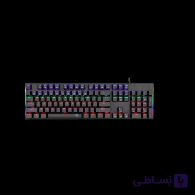 کیبورد باسیم گیمینگ تی دگر مدل NAXOS T-TGK310