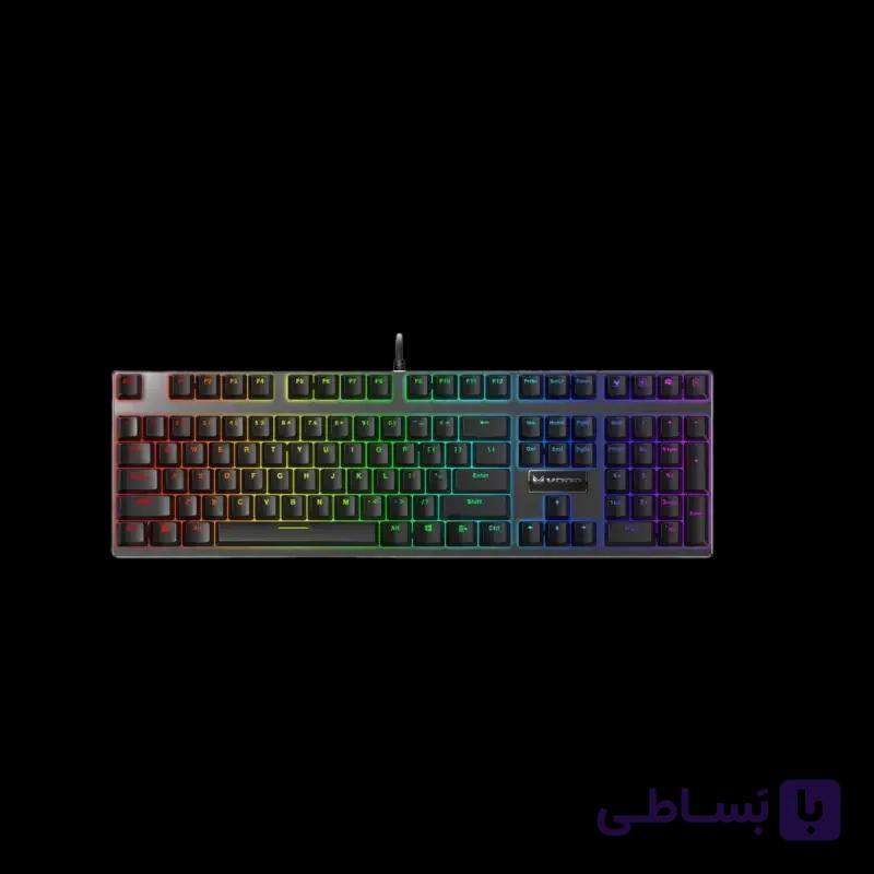 کیبورد باسیم مکانیکال گیمینگ رپو مدل V700RGB Alloy Blue Switch