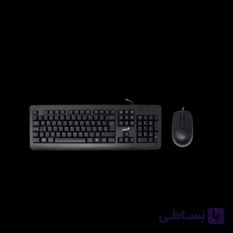 کیبورد و ماوس با سیم جنیوس مدل KM-160