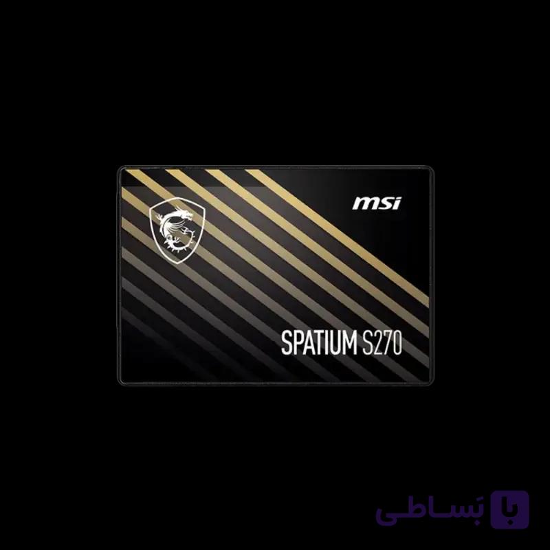حافظه SSD اینترنال ام اس آی مدل SPATIUM S270 SATA 2.5 Inch ظرفیت 240 گیگابایت