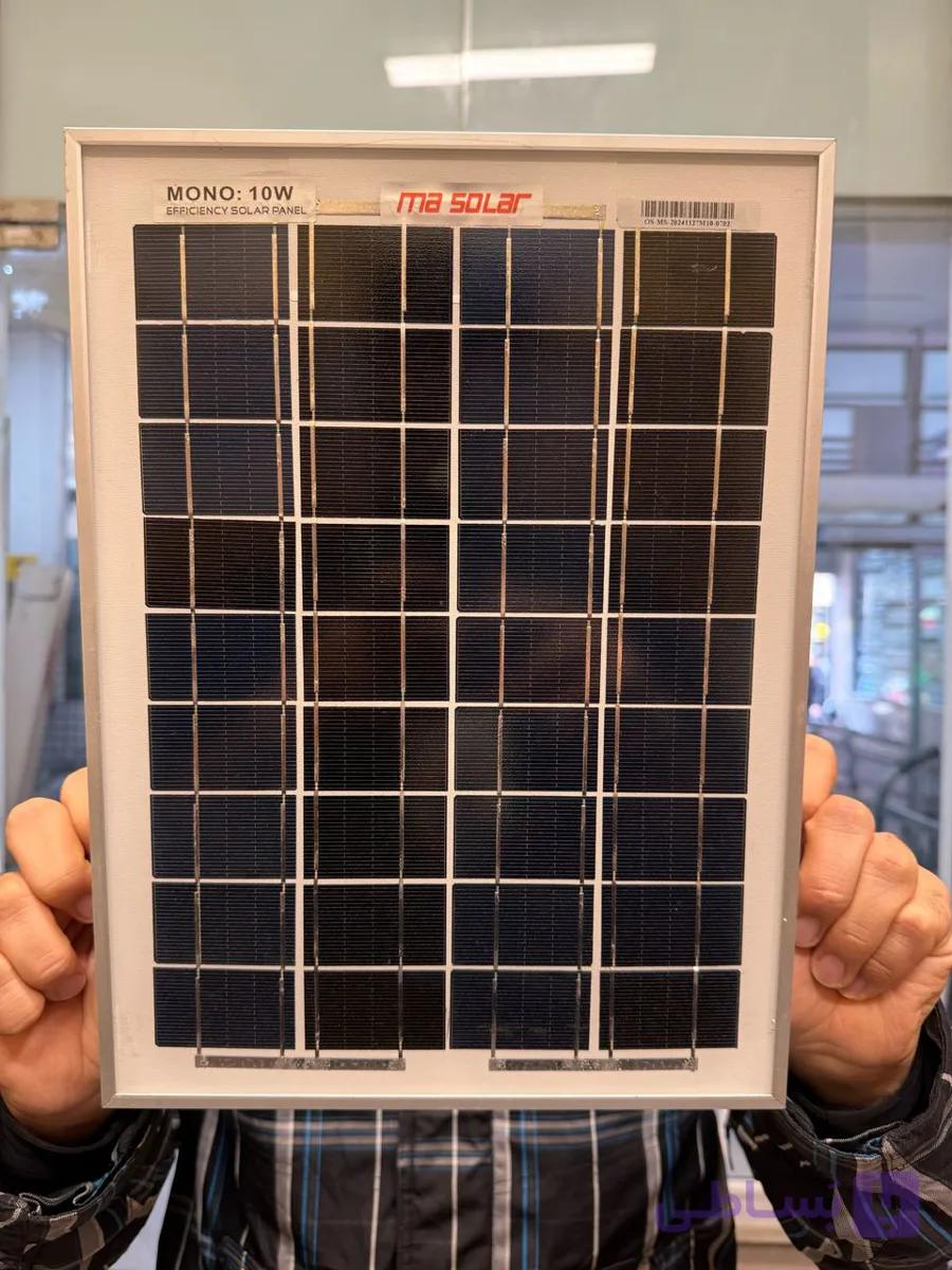 پنل خورشیدی 10 وات MA SOLAR مدل NN-M36-10W — تصویر 1