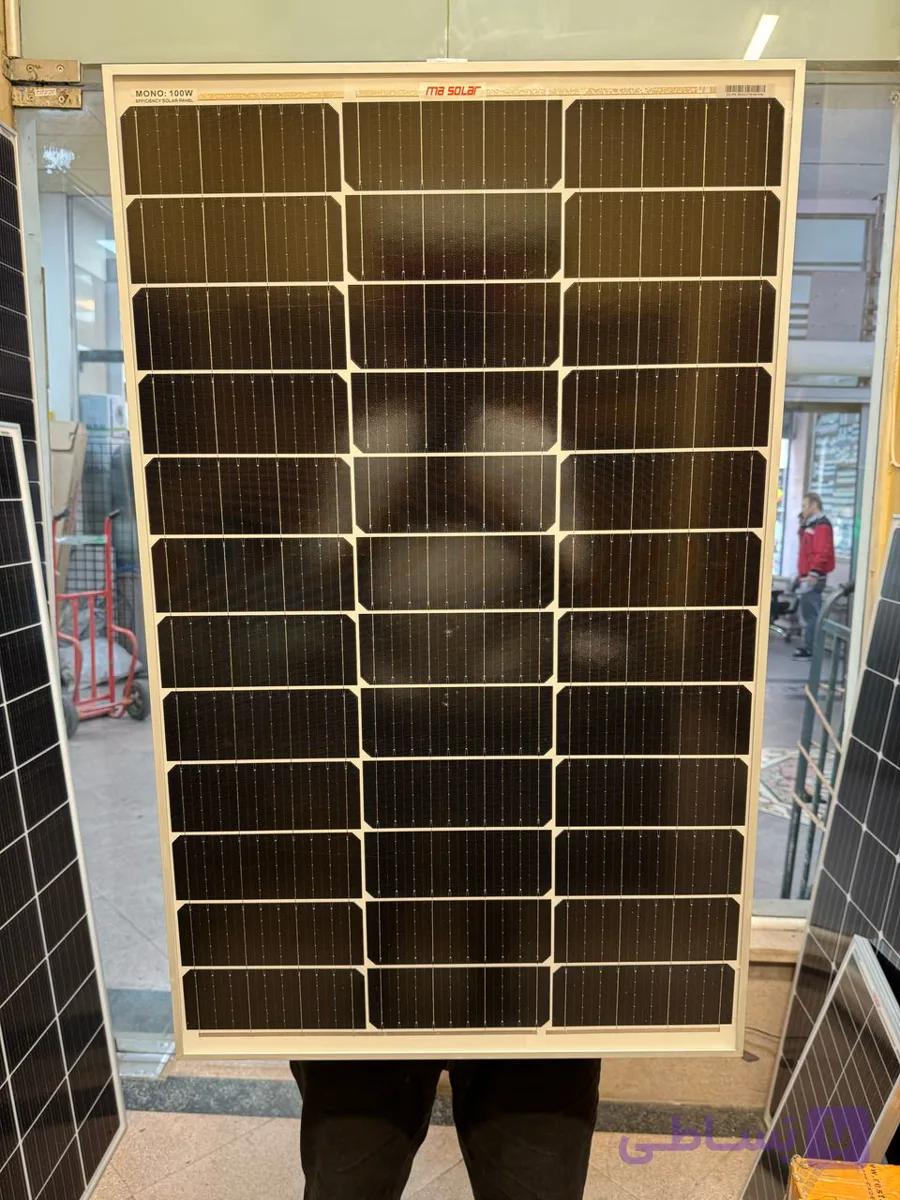پنل خورشیدی 100 وات MA SOLAR مدل NN-M36-100W — تصویر 1