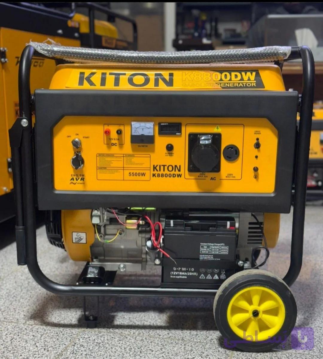 موتور برق ۳ کیلو وات کیتون بنزینی مدل k6500Dw استارتی