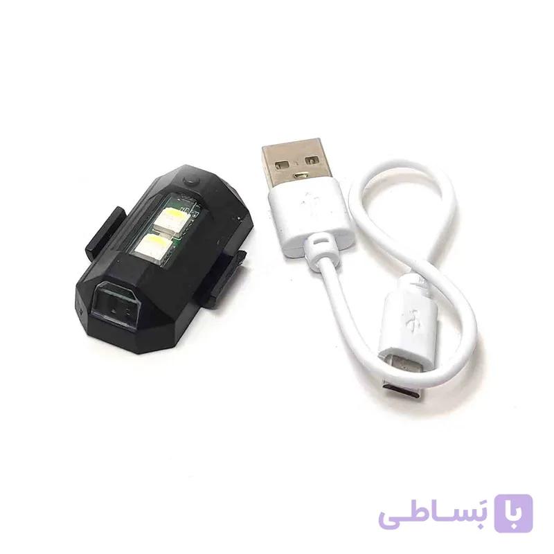 چراغ پلیسی شارژی چند حالته و چند نور — تصویر 1