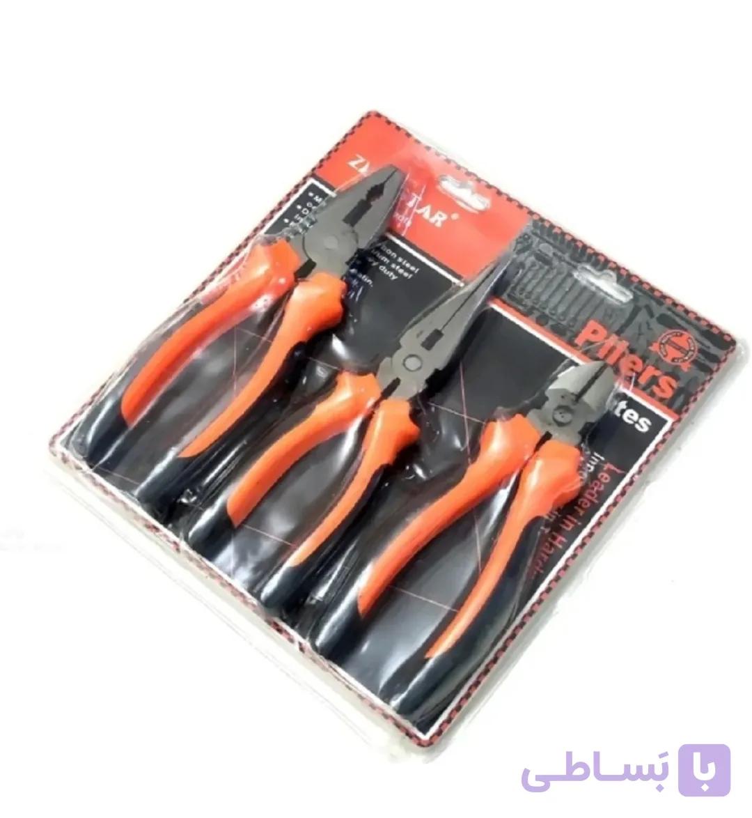 ست 3نیکه انبردست و دم باریک