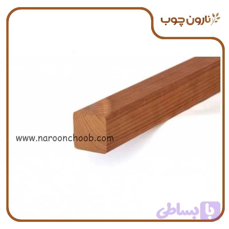 چوب ترمو ۴۲*۴۲ ایرانی سوپر گره گرد شاخه 3 متری