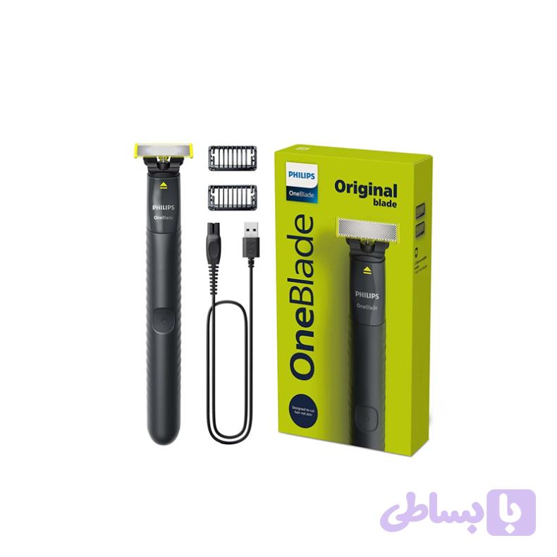 ماشین اصلاح موی صورت فیلیپس مدل QP1424.10 شارژی با تکنولوژی OneBlade