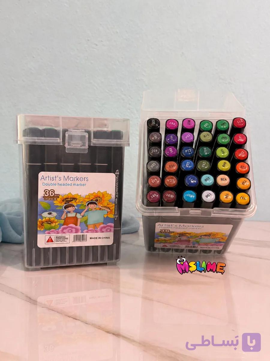 ماژیک راندو ۲۴ رنگ دوسر Artist’s Markers (کیف دار) — تصویر 1