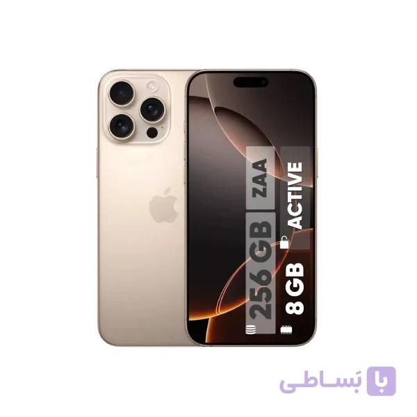 گوشی موبایل اپل مدل iPhone 16 Pro ZAA دو سیم کارت ظرفیت 256 گیگابایت و رم 8 گیگابایتApple iPhone 16 Pro ZAA Dual SIM Storage 256GB And RAM 8GB Mobile Phone - Activated