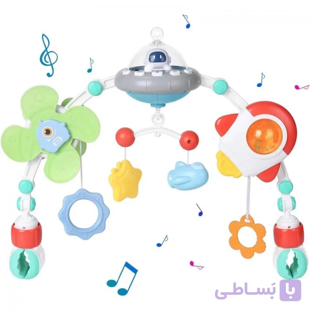 آویز کالسکه و کریر کودک فضایی هانگر Huanger کد He-0318 — تصویر 1