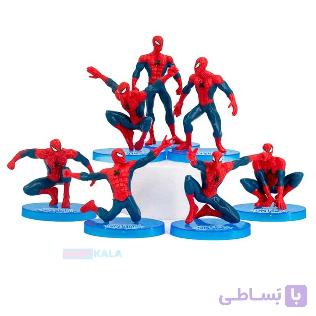 فیگور مرد عنکبوتی مجموعه 7 عددی — تصویر 1