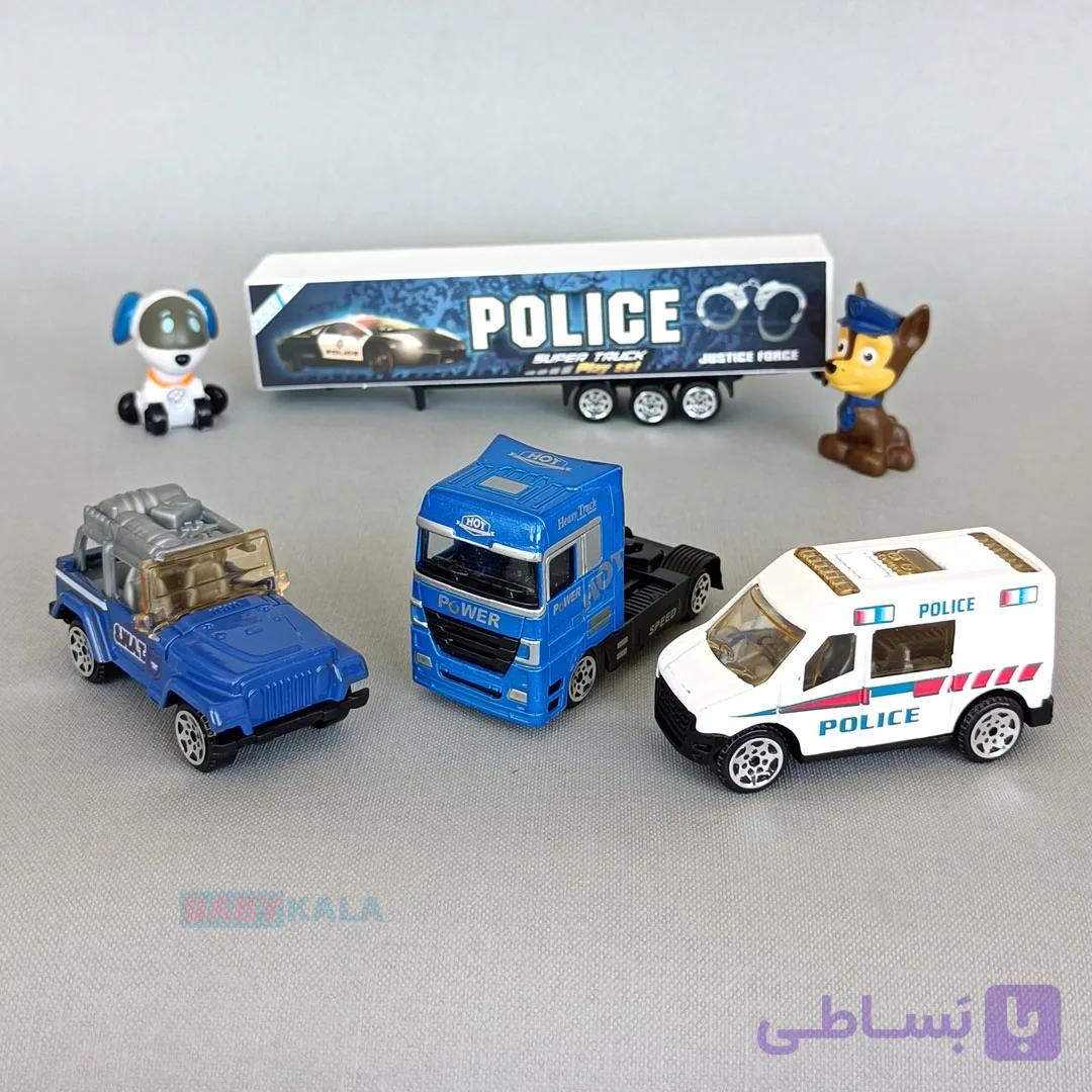 اسباب بازی ماشین آتش نشانی همراه با کامیون — تصویر 1