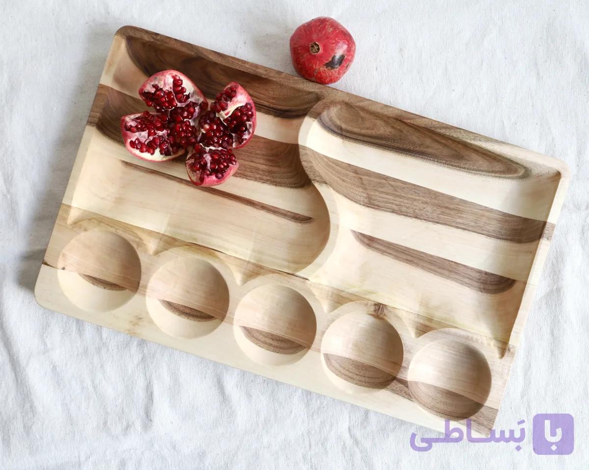 اردو خوری چوبی ۷ خانه کد ۰۴
