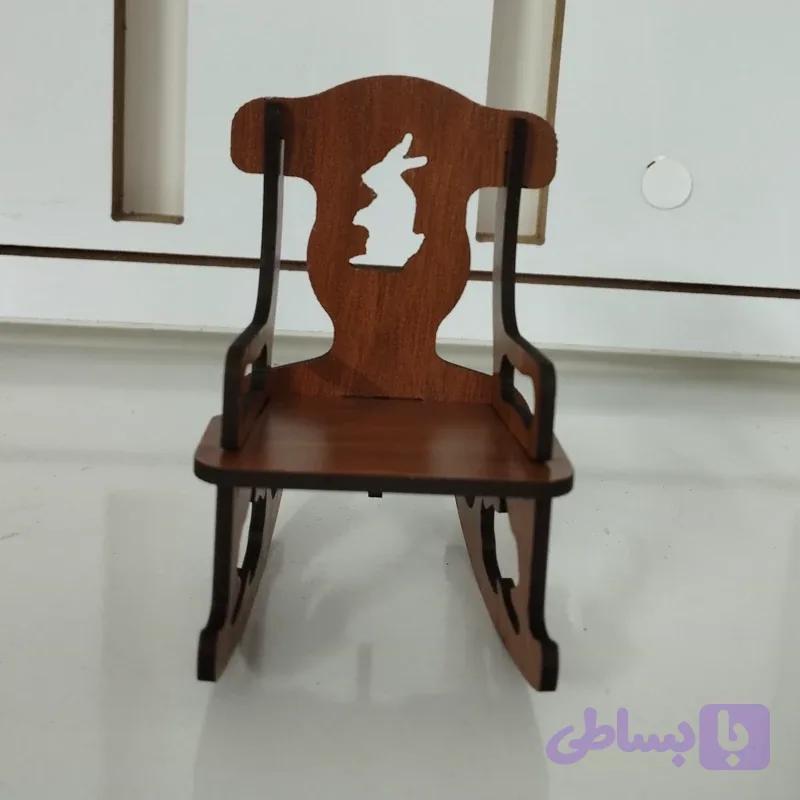 ماکت صندلی راک مخصوص عروسک و تزیینات (بسته ده تایی)(پس کرایه)