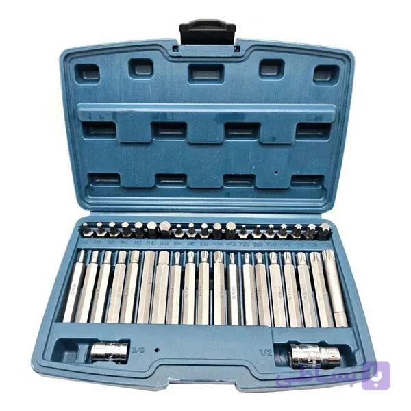مجموعه بکس نوک خور ۴۰ عددی باس مدل Bs-40Ppcs — تصویر 1