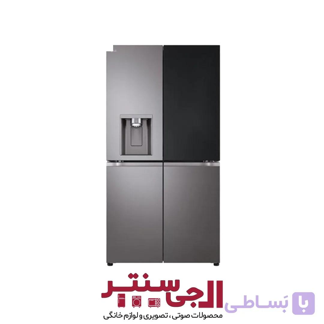 یخچال فریزر ساید بای ساید ال جی مدل X39 GR-X39FFLRL رنگ دودی مونتاژ چین — تصویر 1
