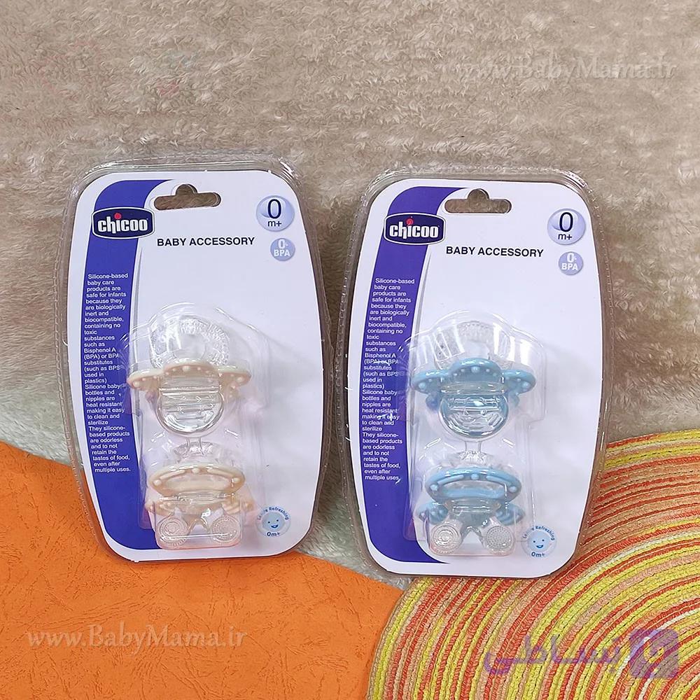 دندان گیر دو عددی Chicco مدل پستانک — تصویر 1