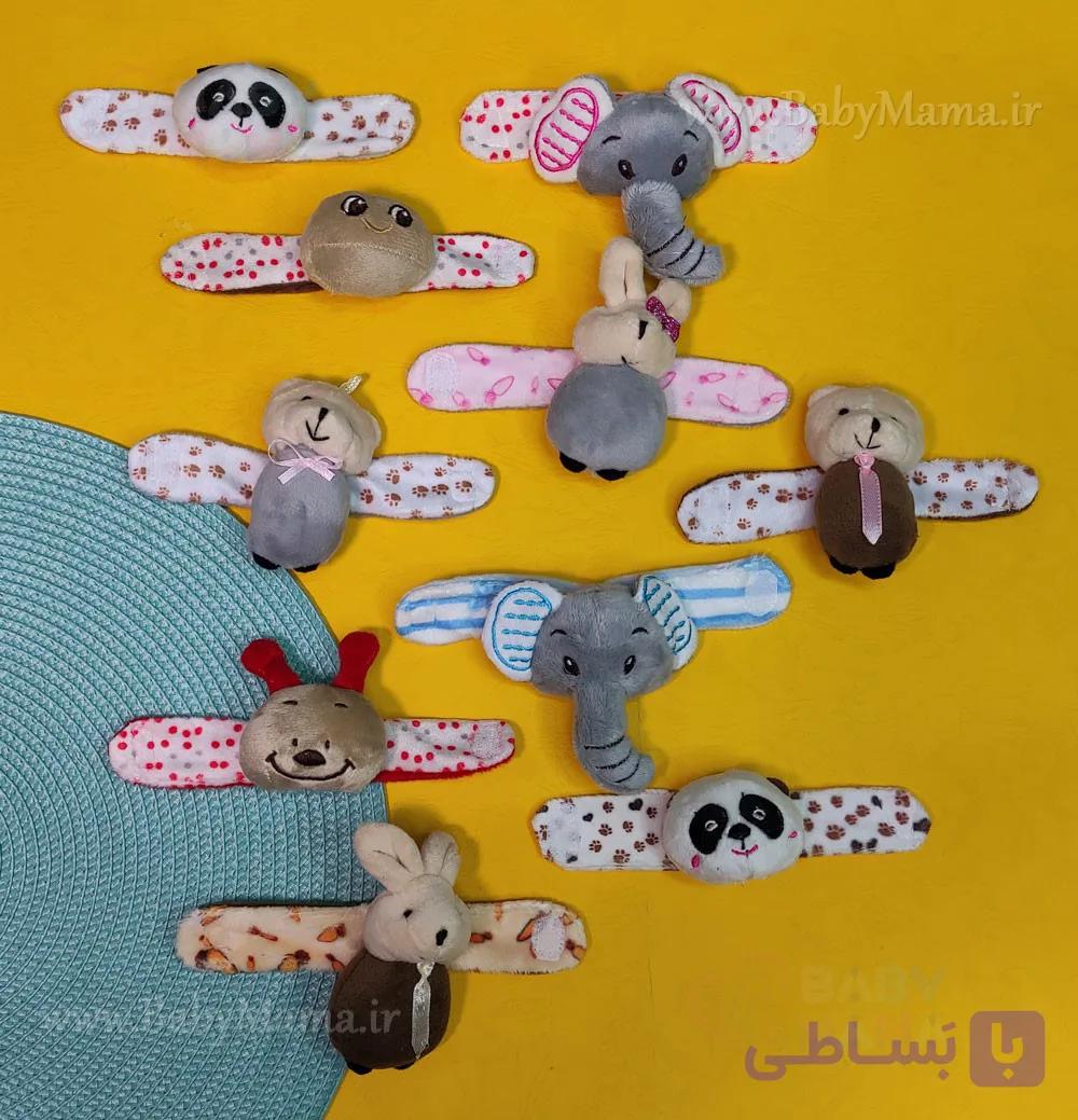 مچ بند نوزادی عروسکی حیوانات