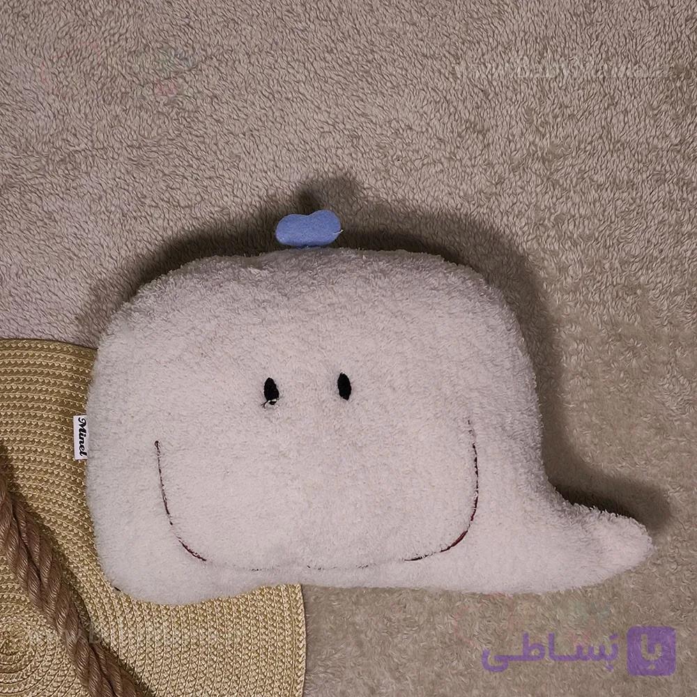 بالش مخمل گلدوزی نهنگ