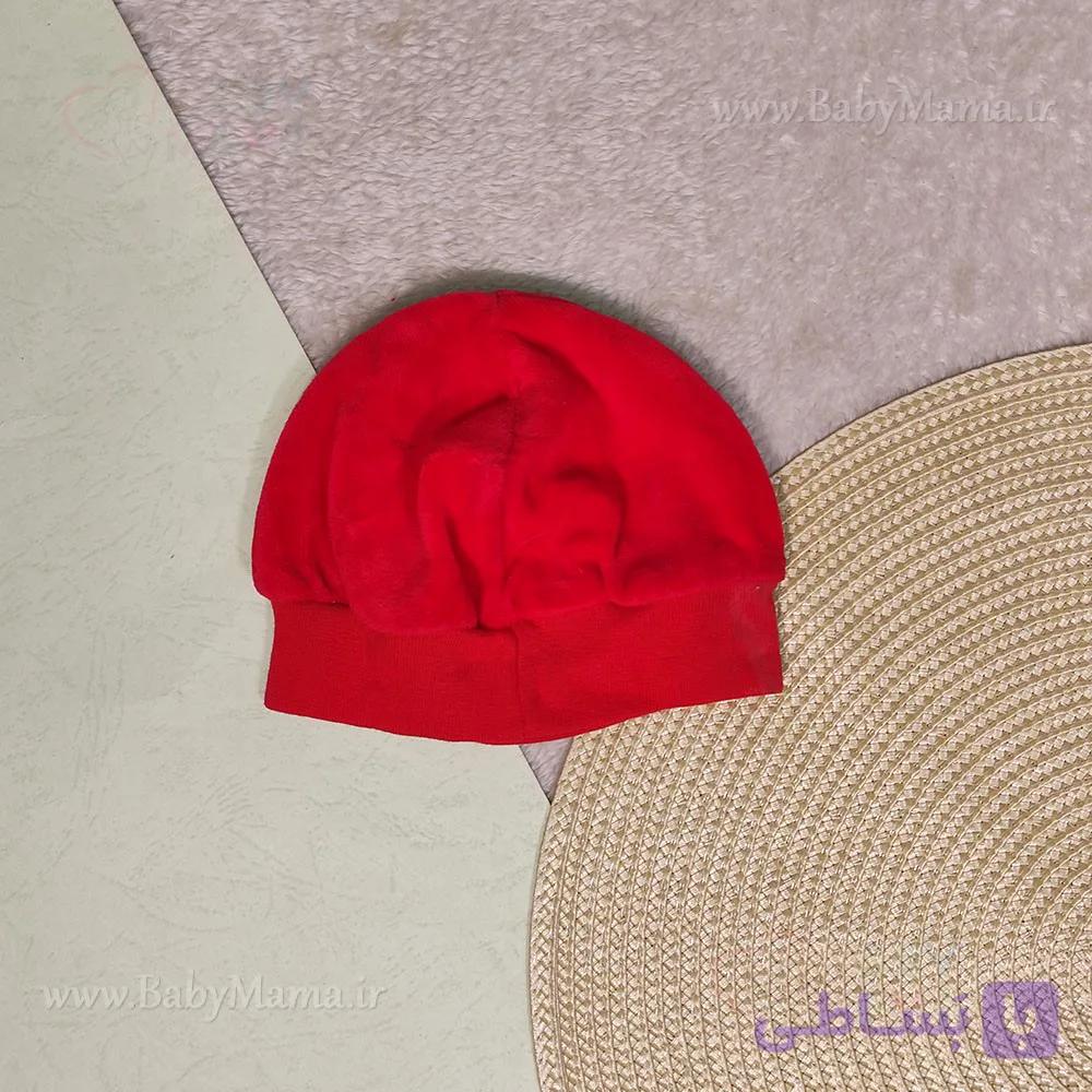 کلاه گرد مخمل نوزادی