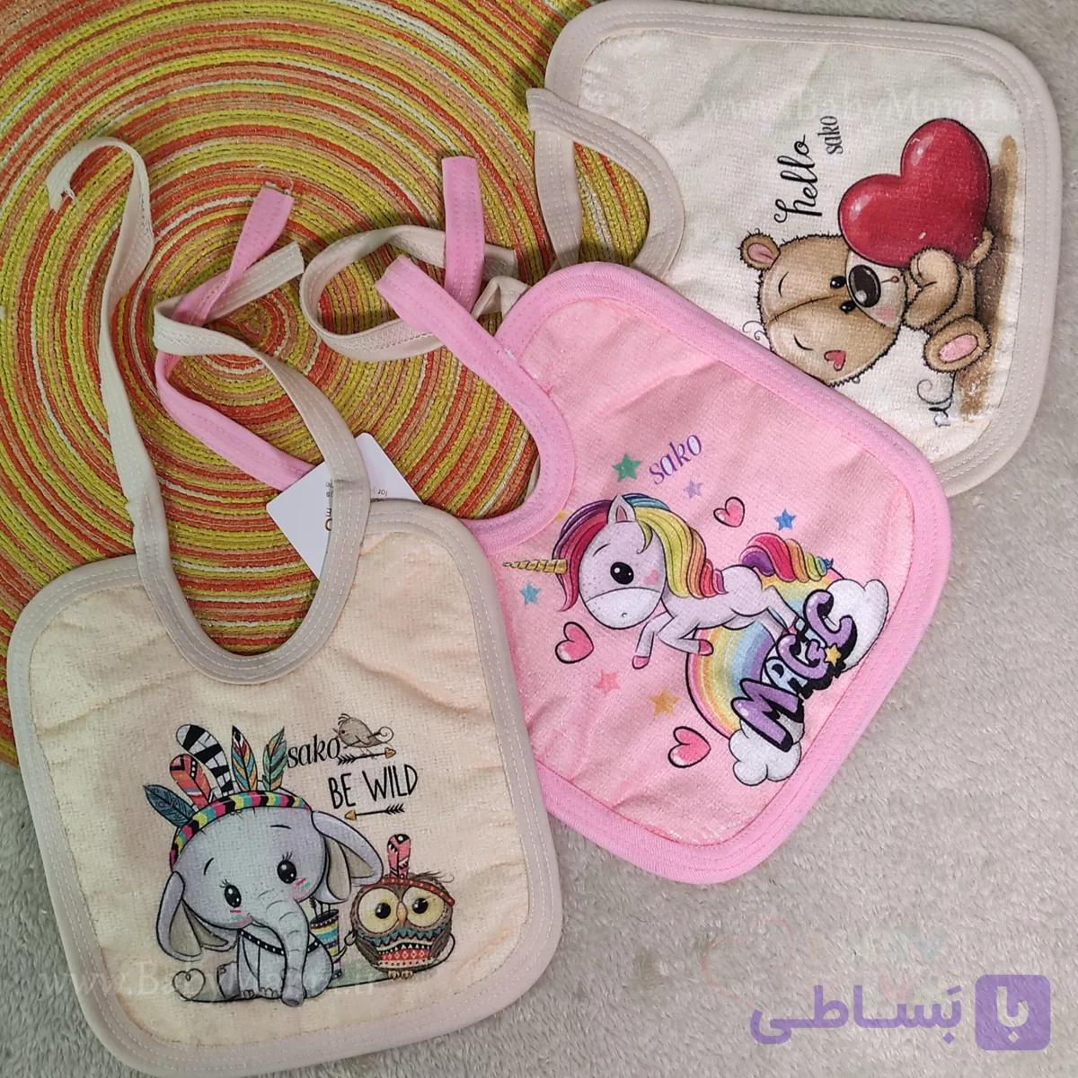 پیش بند مخمل چاپی بندی — تصویر 1