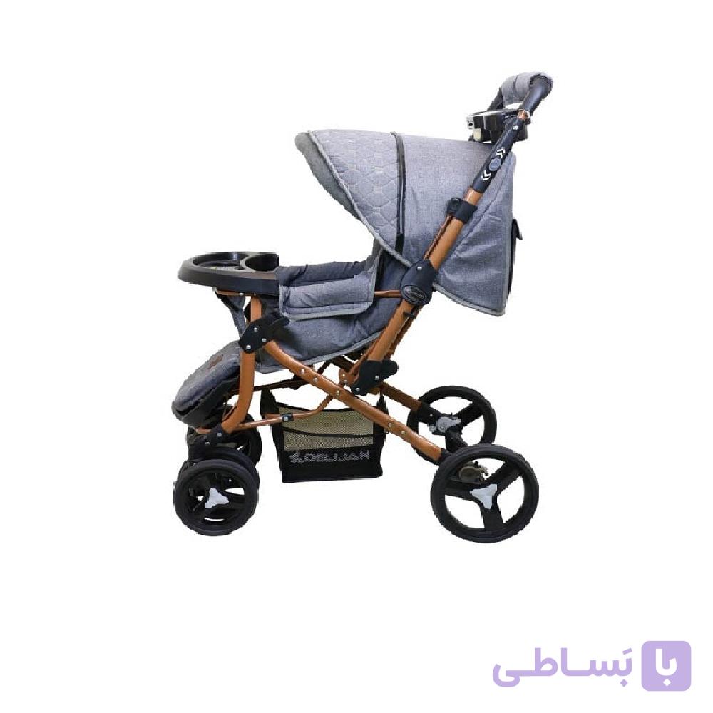 اسکلت کالسکه (بدون روکش) بنيتا بدنه مشکی دليجان — تصویر 1