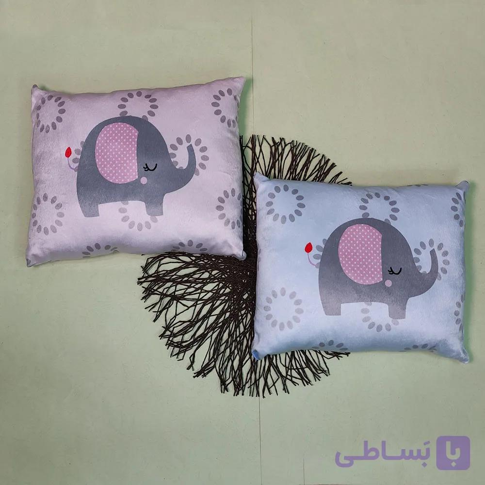 بالش بچگانه دورو مخمل چاپی — تصویر 1