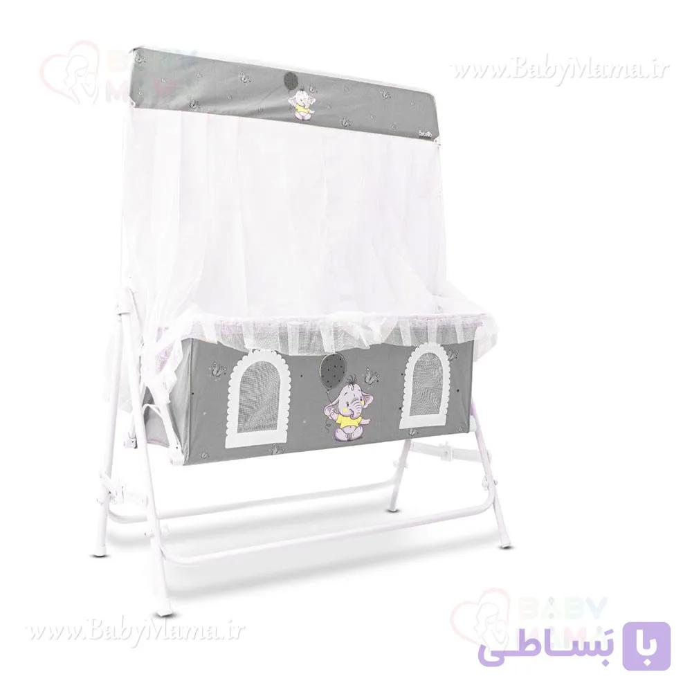 گهواره نوزاد شادی مدل فیل و بادکنک — تصویر 1