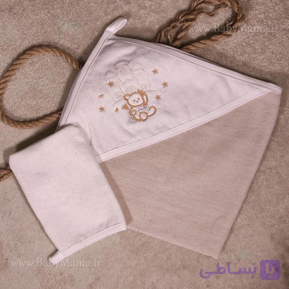 حوله دوتیکه گلدوزی سایز 75 — تصویر 1