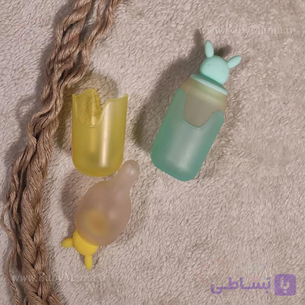 داروخوری قاب دار پستانکی سیلیکونی مدل خرگوش