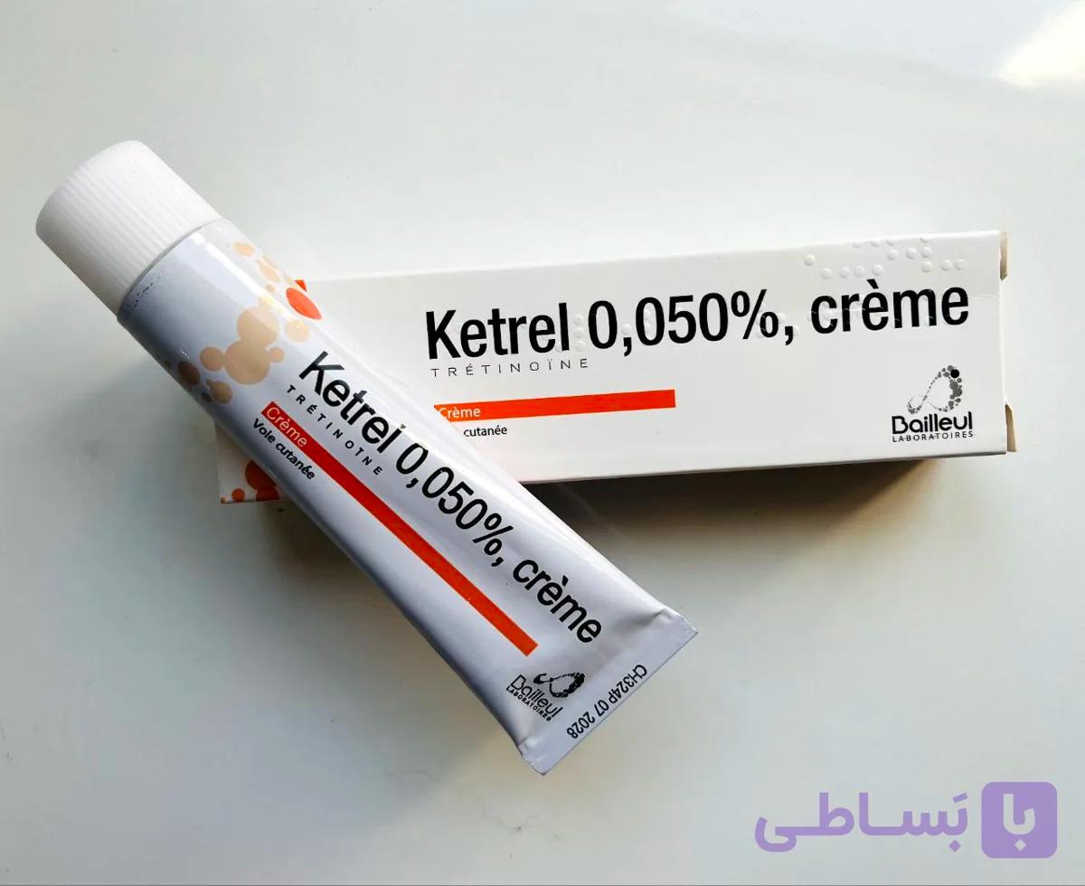 کرم لایه بردار کترل Ketrel درمان آکنه و جوش پوستی