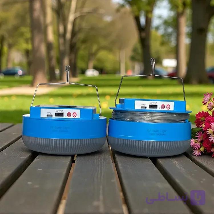 چراغ خورشیدی قابل حمل مدل BL-108|با 60 چراغ LED — تصویر 1