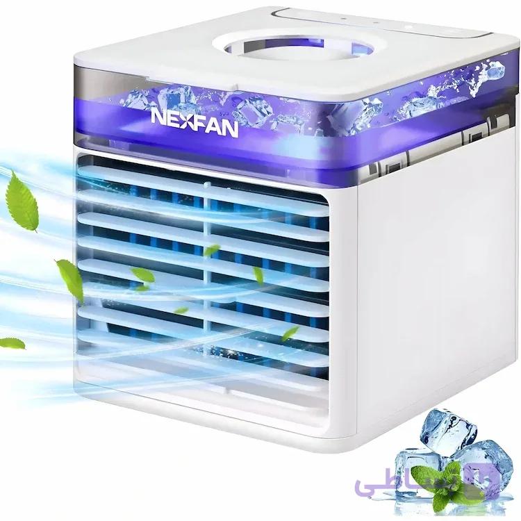 کولر آبی رومیزی مدل Nexfan Ultra Air|با فیلتر نانو نقره و نورپردازی ۷ رنگ — تصویر 1