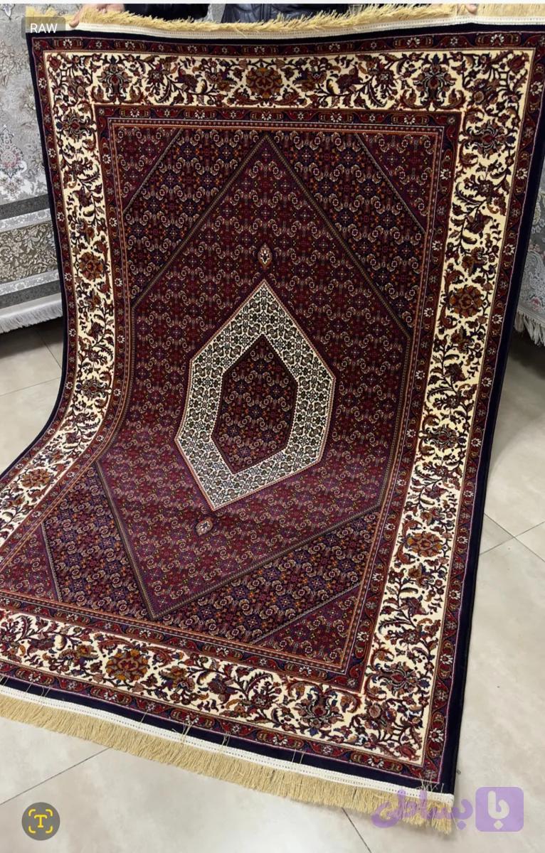 فرش ۷۰۰شانه ریز ماهی بیجار لاکی